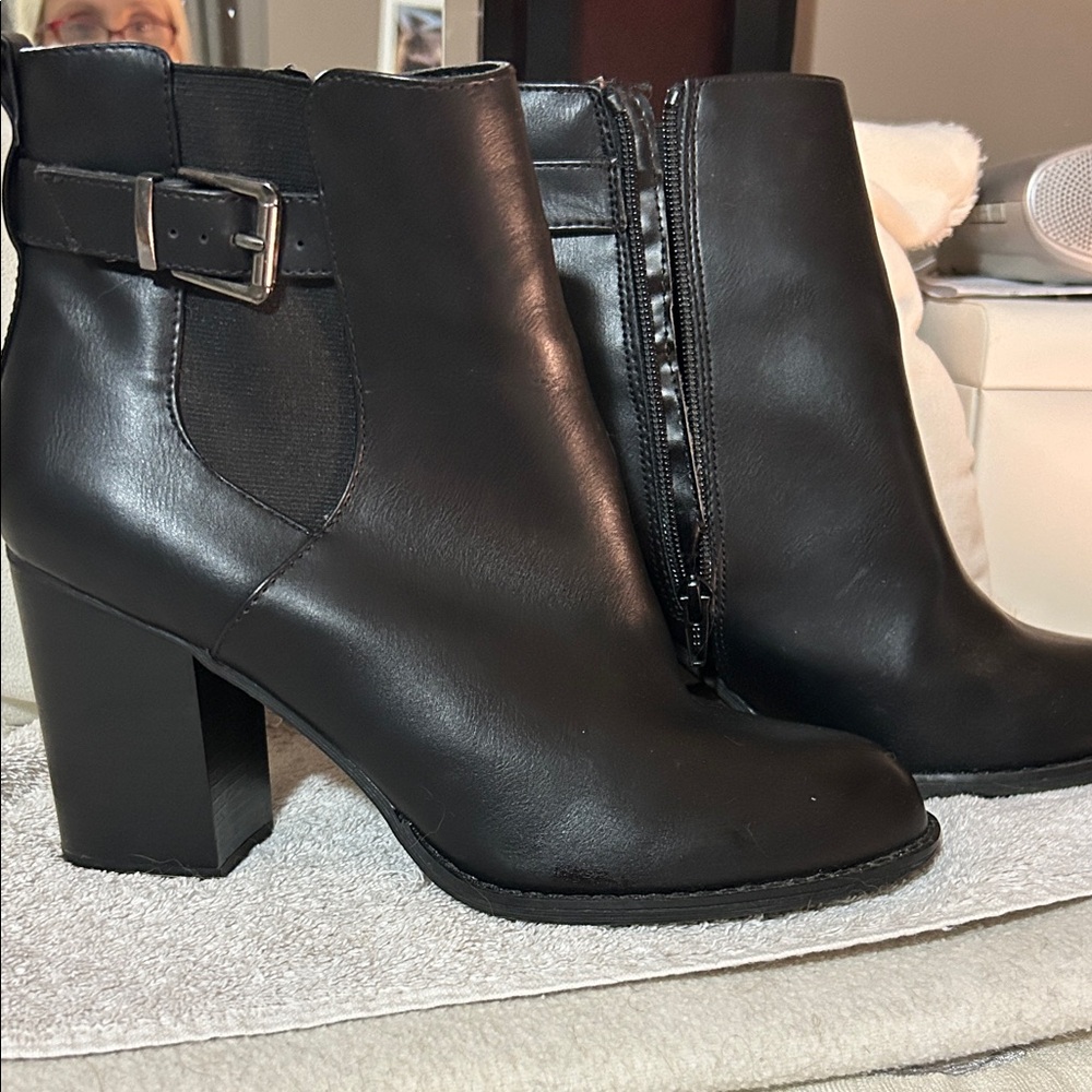 Aldo Black Ankle Boots